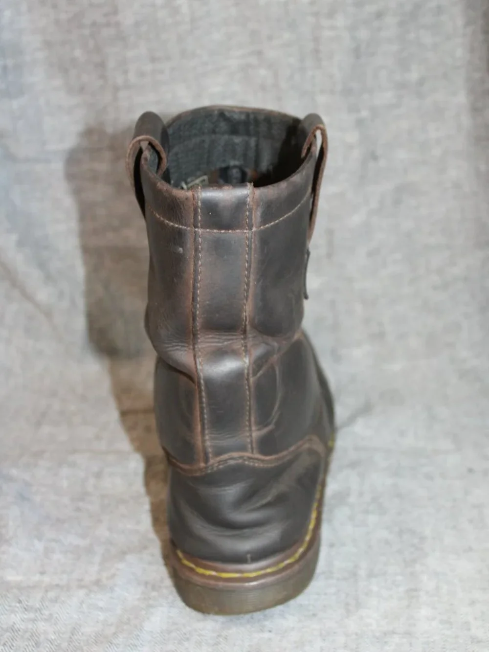 Dr. Martens Icon 2295 Industrial Steel Toe Brn Leather Work Boots, Men's Size 12